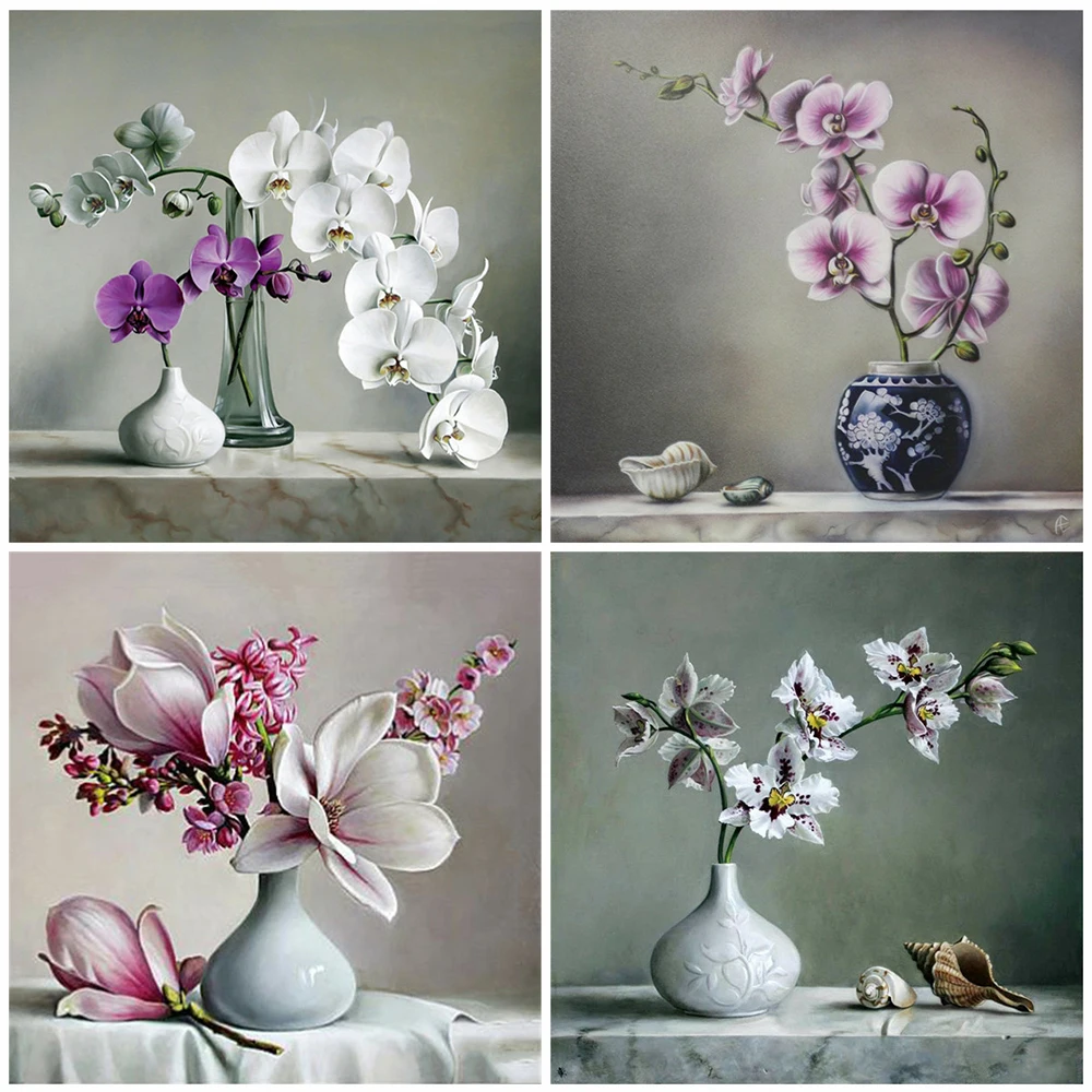 EverShine 5D Diamond Painting Orchid Full Drill Square Diamond Embroidery Flower Picture Of Rhinestones Mosaic Wall Decor 
EverShine 5D Diamond Painting Orchid Full Drill Square Diamond Embroidery Flower Picture Of Rhinestones Mosaic Wall Decor