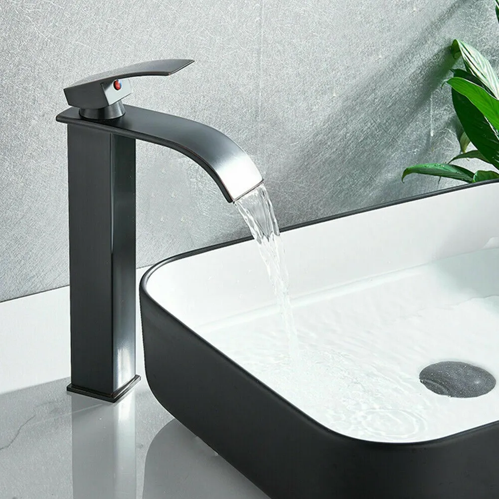 Black Bathroom Basin Faucet Mixer Tap Stainless Steel Deck Mounted Paint Faucets Waterfall Lavatory Sink Water Tap Nozzle Home
Black Bathroom Basin Faucet Mixer Tap Stainless Steel Deck Mounted Paint Faucets Waterfall Lavatory Sink Water Tap Nozzle Home