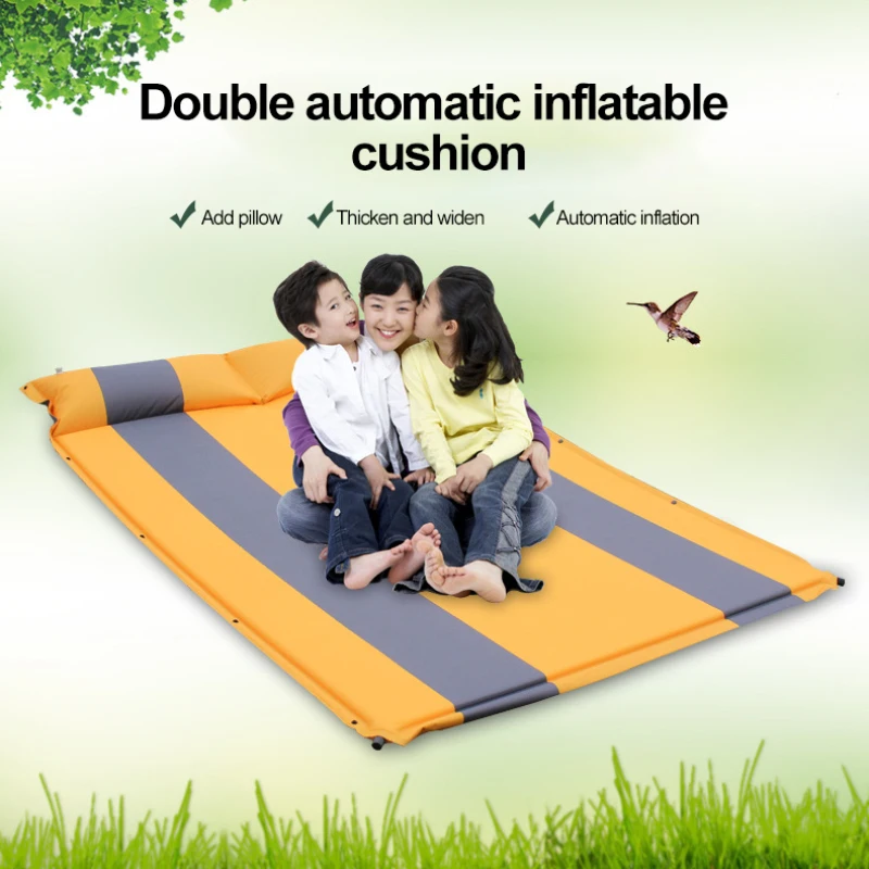 Inflatable Sleeping Mat Self-inflating Double Thickening And Widening Outdoor Hiking Trekking Camping Mattress Pillows Lunch Mat
Inflatable Sleeping Mat Self-inflating Double Thickening And Widening Outdoor Hiking Trekking Camping Mattress Pillows Lunch Mat