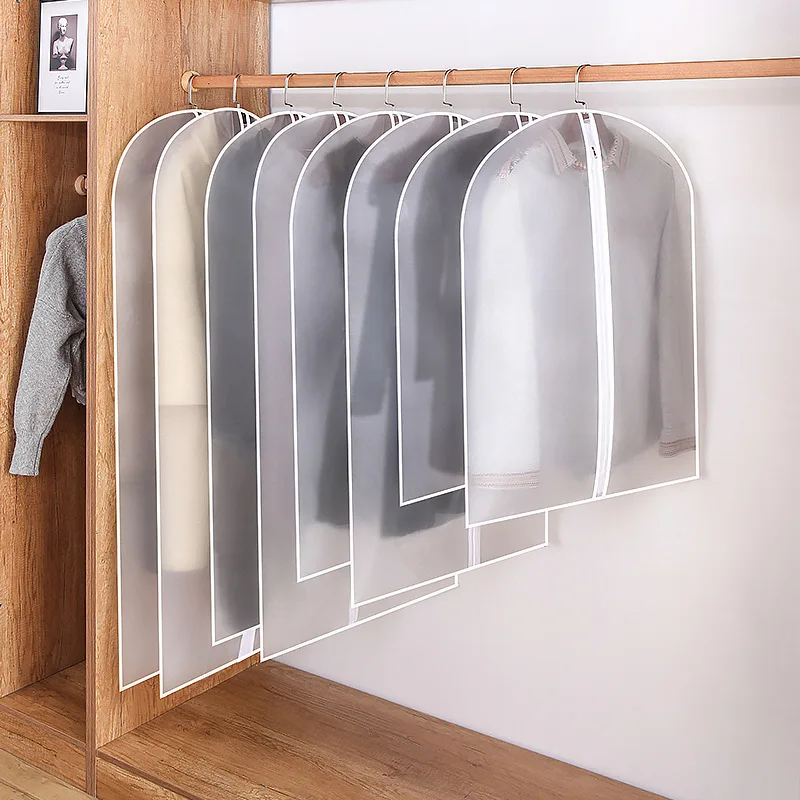 Clothes Storage Bag Coat Dust Cover Suit Dres Bag Washable Household Hanging Basket Transparent Environmental Protection Cover
Clothes Storage Bag Coat Dust Cover Suit Dres Bag Washable Household Hanging Basket Transparent Environmental Protection Cover