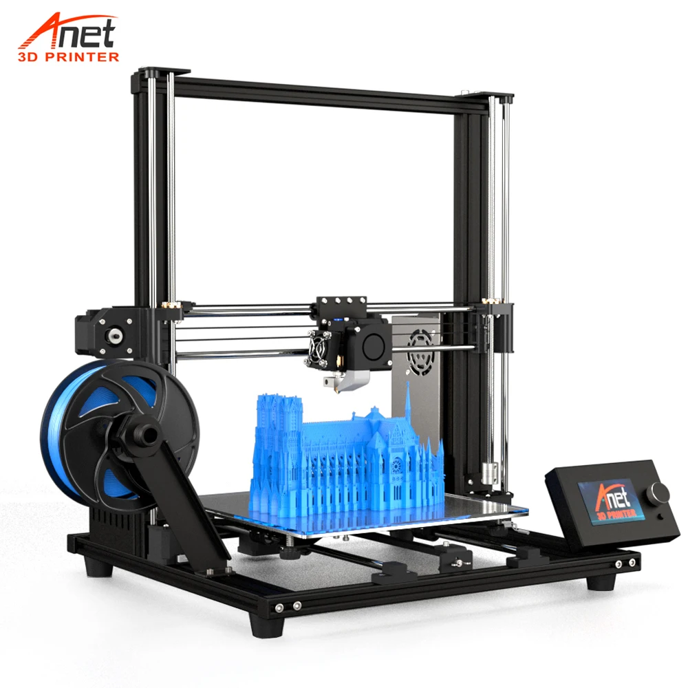 Фото Набор для сборки 3D принтера Anet A8 / Plus высокоточный металлический Настольный