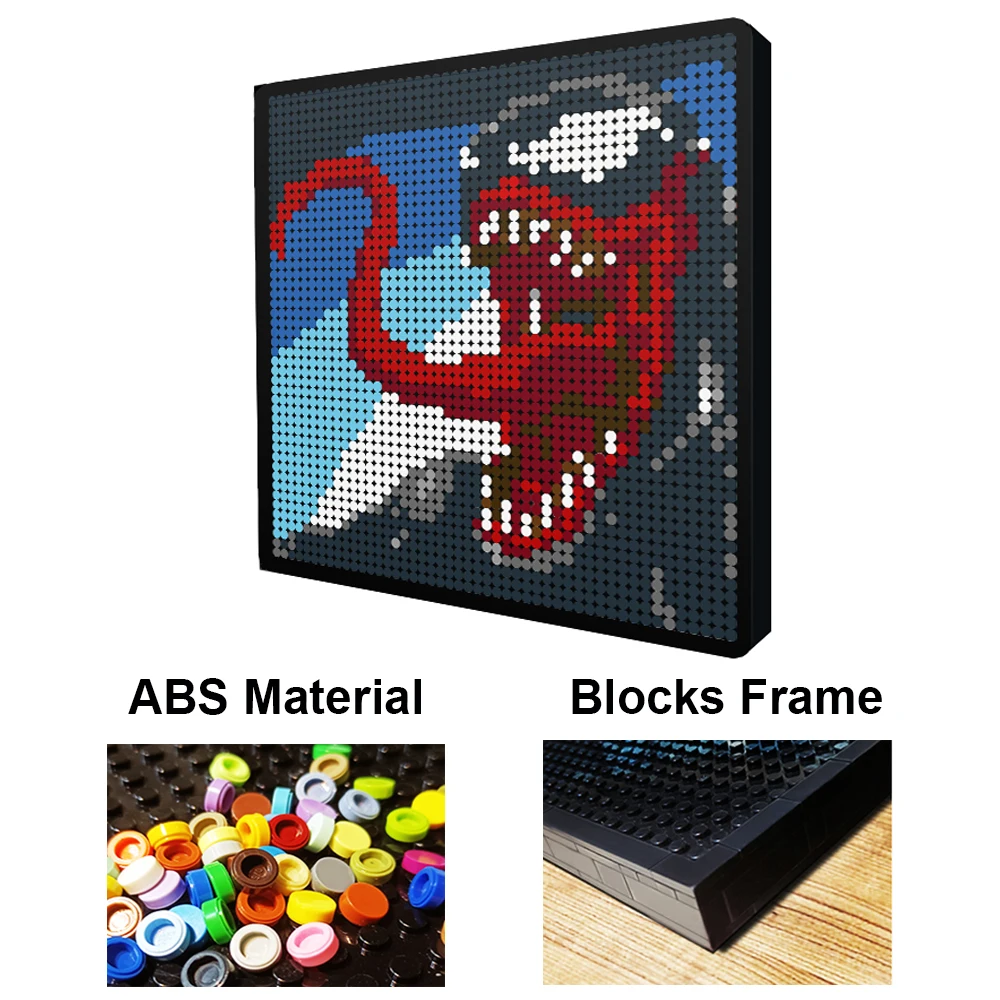 Movie Series Action Figures Toxic Liquid Poison Man Mosaic Art Painting Building Blocks DIY Wall Decoration Bricks Toys
Movie Series Action Figures Toxic Liquid Poison Man Mosaic Art Painting Building Blocks DIY Wall Decoration Bricks Toys