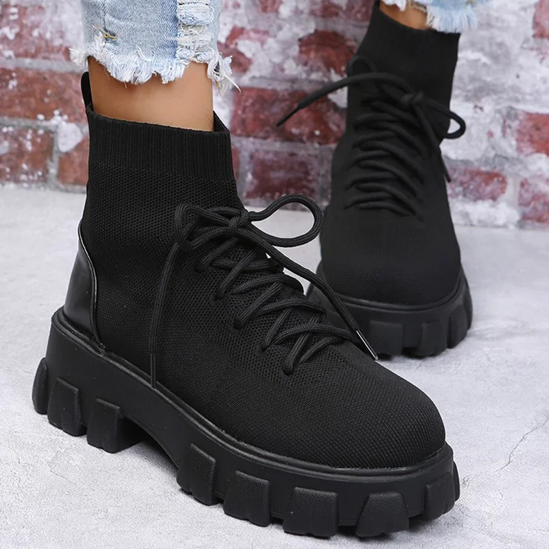 Snow Boots Women Flat Shoes Soft Women's Boots Lace-Up Women Shoes Casual Ankle Boots Fashion Ladies Shoes Botas Mujer Plus Size 
Snow Boots Women Flat Shoes Soft Women's Boots Lace-Up Women Shoes Casual Ankle Boots Fashion Ladies Shoes Botas Mujer Plus Size