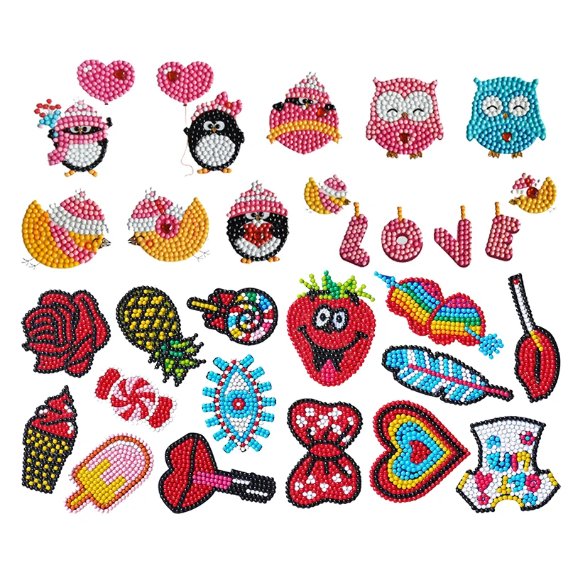 Diamond Painting Kits 24 Pieces Flower Owl Small Diamond Painting Stickers Kits for Kids Stick Paint with Diamonds by Numbers
Diamond Painting Kits 24 Pieces Flower Owl Small Diamond Painting Stickers Kits for Kids Stick Paint with Diamonds by Numbers