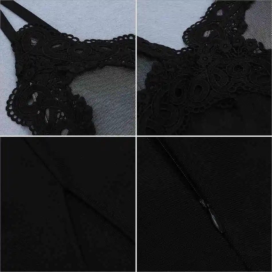 Seamyla Women Lace Spaghetti Strap Strapless Bandage Dress Sexy V Neck Sleeveless Evening Club Night Party Bodycon 2020 Vestidos
Seamyla Women Lace Spaghetti Strap Strapless Bandage Dress Sexy V Neck Sleeveless Evening Club Night Party Bodycon 2020 Vestidos