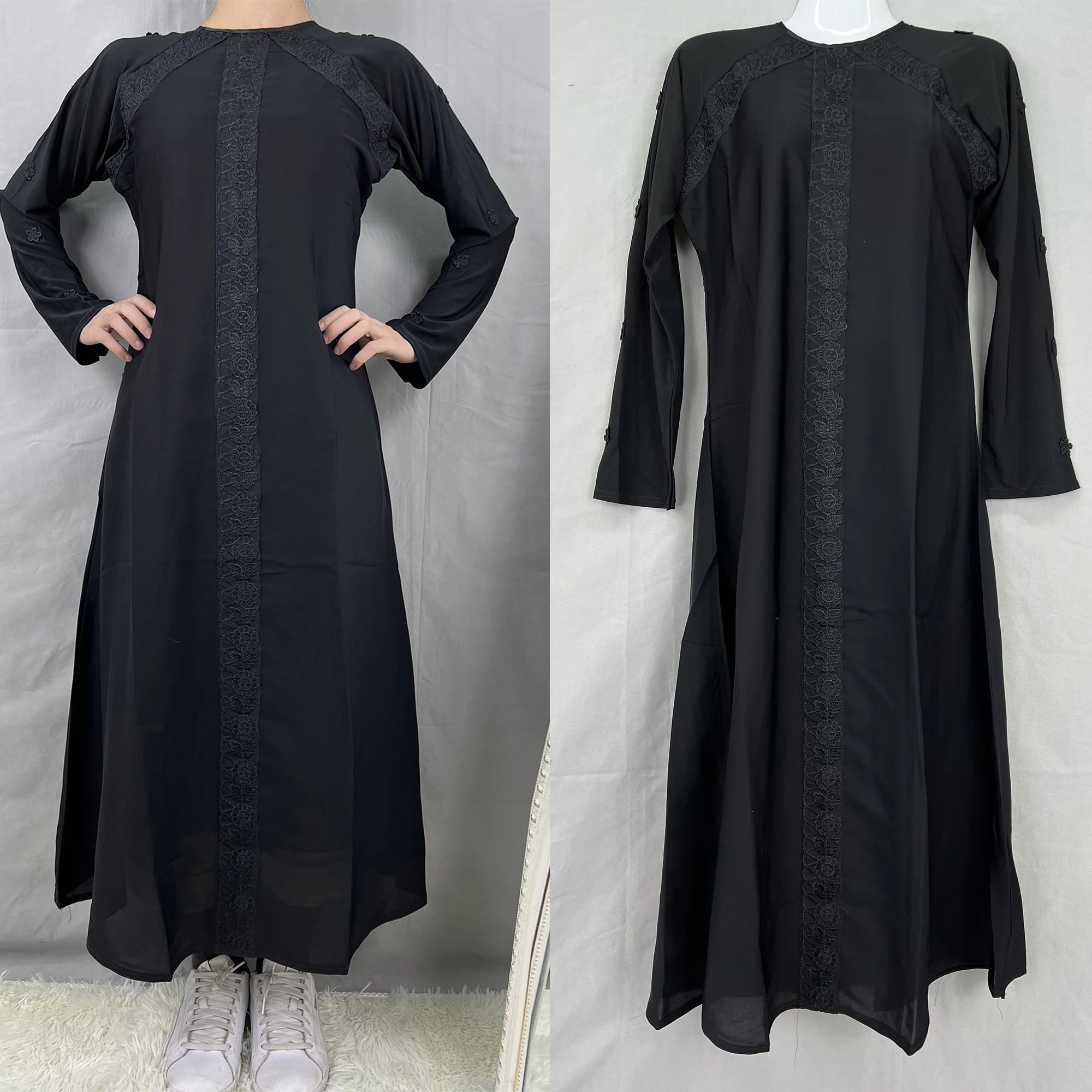 Children Girls Muslim Casual Dress Hijab Abaya Ramadan Black Islamic Modesty Outfits Arab Kids Jilbab Kaftan Long Robe ED134
Children Girls Muslim Casual Dress Hijab Abaya Ramadan Black Islamic Modesty Outfits Arab Kids Jilbab Kaftan Long Robe ED134