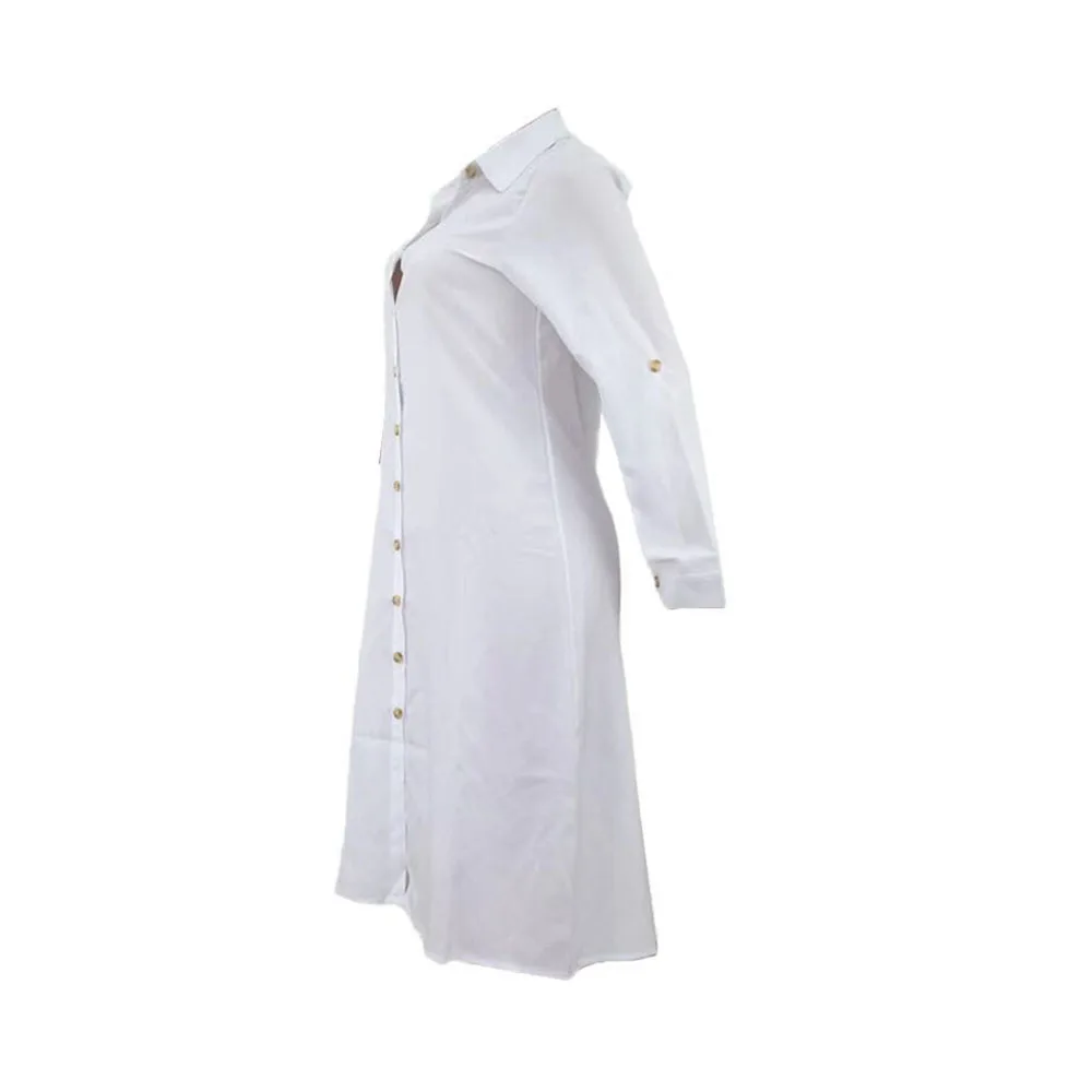 Fashion Shirt Dress Elegant Office Lady Long Sleeve Loose Plain Turn Down Collar Female Buttons Casual 2021 Spring Fashion New
Fashion Shirt Dress Elegant Office Lady Long Sleeve Loose Plain Turn Down Collar Female Buttons Casual 2021 Spring Fashion New
