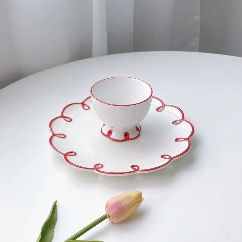 Creative Hollowed Ceramic Plate Coffee Cup Dessert Bread Dish Dishware Practical Dinner Plate Milk Tea Cup Kitchen Dinnerware
Creative Hollowed Ceramic Plate Coffee Cup Dessert Bread Dish Dishware Practical Dinner Plate Milk Tea Cup Kitchen Dinnerware