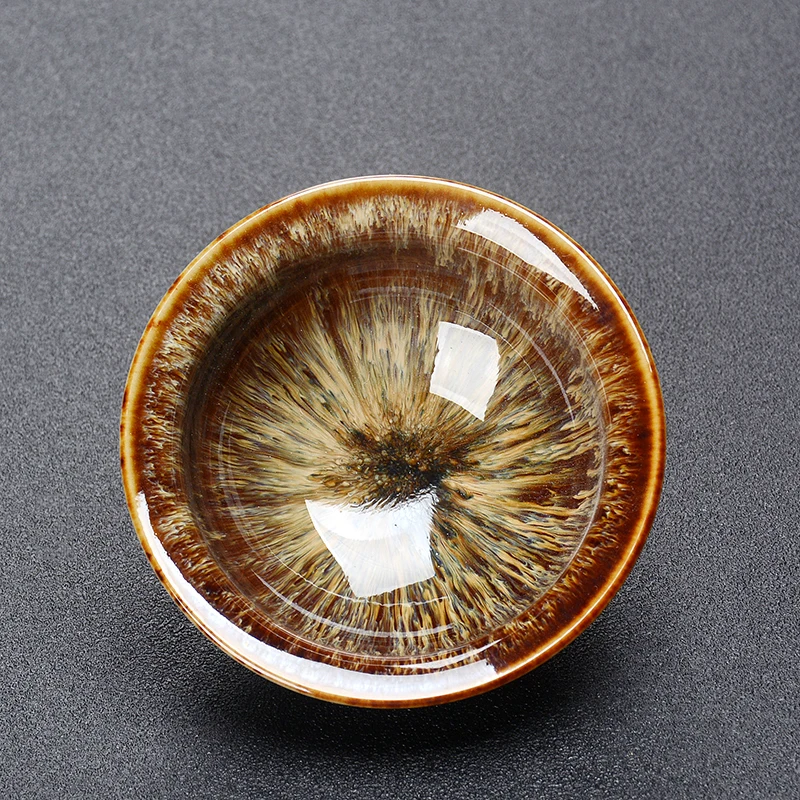 9cm Room Decoration Arts and Crafts Jingdezhen Porcelain Tea Set Heaven Eyes Colored Glaze Chinese Traditional Skill Teacup Bowl
9cm Room Decoration Arts and Crafts Jingdezhen Porcelain Tea Set Heaven Eyes Colored Glaze Chinese Traditional Skill Teacup Bowl