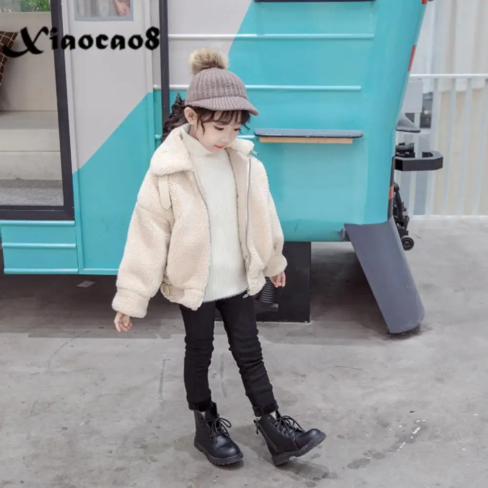 New Autumn Children's Jackets for Girls Thick Woollen Turn-down Collar Zip Jackt Coat Baby Toddler Girl Winter Clothes 10 8 9
New Autumn Children's Jackets for Girls Thick Woollen Turn-down Collar Zip Jackt Coat Baby Toddler Girl Winter Clothes 10 8 9