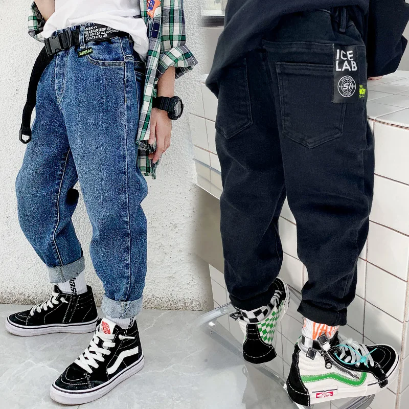 New Boys Casual Jeans Kids Boys Trousers Spring Autumn Black Blue Denim Pants Kids Children Elastic Waist Pants Bottoms Clothing
New Boys Casual Jeans Kids Boys Trousers Spring Autumn Black Blue Denim Pants Kids Children Elastic Waist Pants Bottoms Clothing