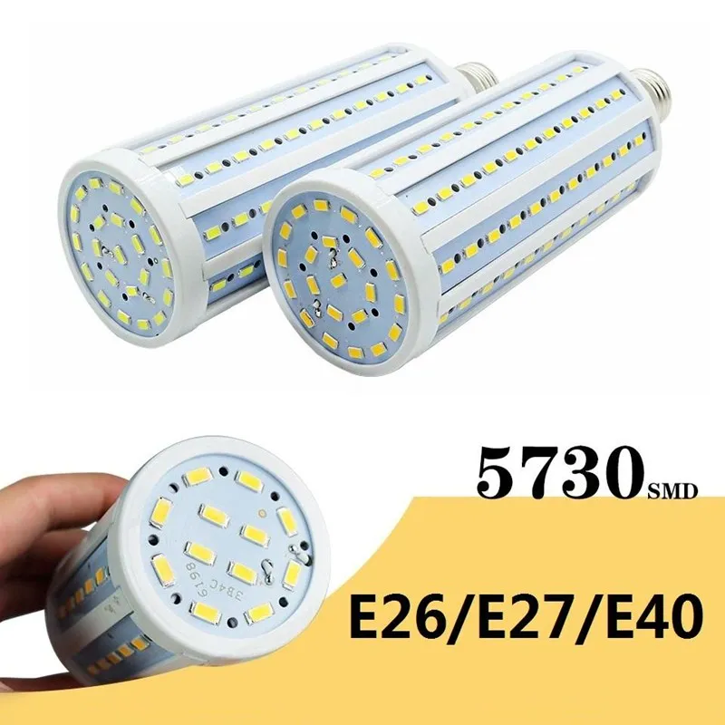 

E27 LED Lamp AC 85-265V Light Bulb LED 5W~150W 5730 2835SMD Corn Bulb Energy Saving Lamp For Home Decoration Light
