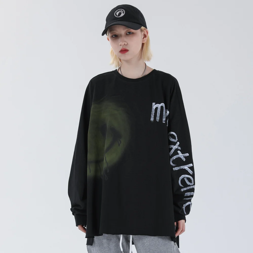 Милые женские футболки с длинным рукавом в стиле Харадзюку, большие размеры, толстовки, женский зимний топ, 2021
Милые женские футболки с длинным рукавом в стиле Харадзюку, большие размеры, толстовки, женский зимний топ, 2021