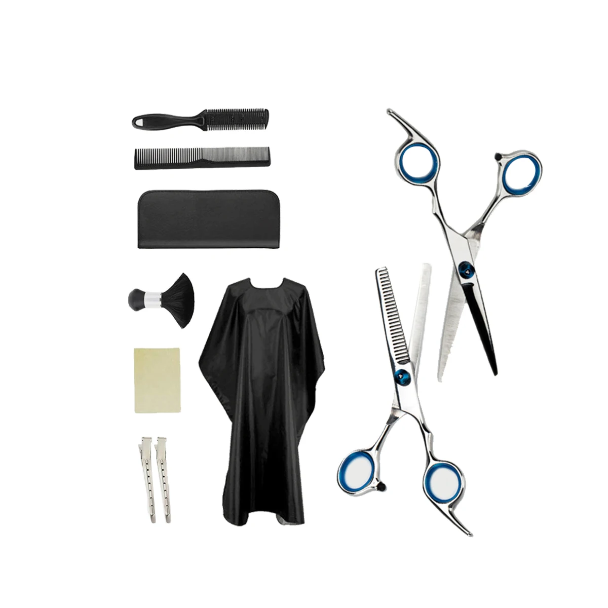 9pcs Professional Hair Cutting Scissors Set Hairstyling Salon Barber Tools Hair Thinning Shears Barber Scissors Comb Apron Set
9pcs Professional Hair Cutting Scissors Set Hairstyling Salon Barber Tools Hair Thinning Shears Barber Scissors Comb Apron Set