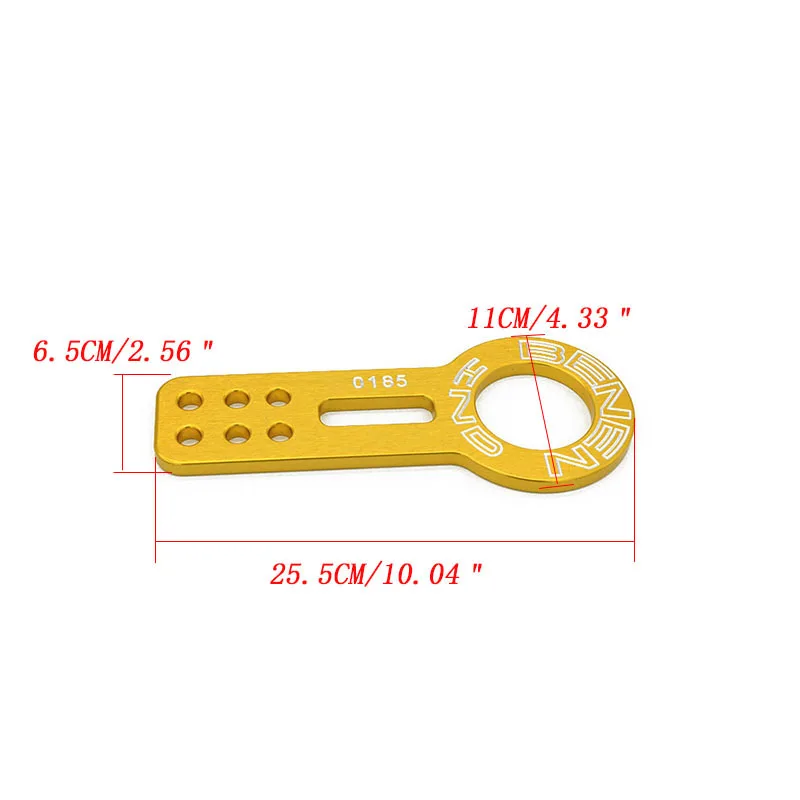 BENEN Передний буксировочный крюк для HONDA CIVIC CRX ACURA INTEGRA RSX TSX EG EK DC|Буксировочные