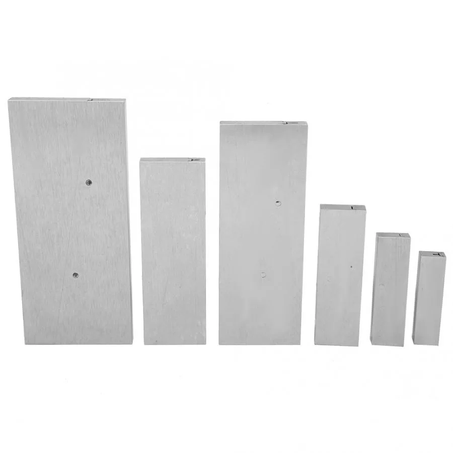 Make Sure Your Measurements Are Accurate with 6Pcs Precision Steel Parallel Blocks Adjustable from 3/8 To 2 1/4 Inch
Make Sure Your Measurements Are Accurate with 6Pcs Precision Steel Parallel Blocks Adjustable from 3/8 To 2 1/4 Inch