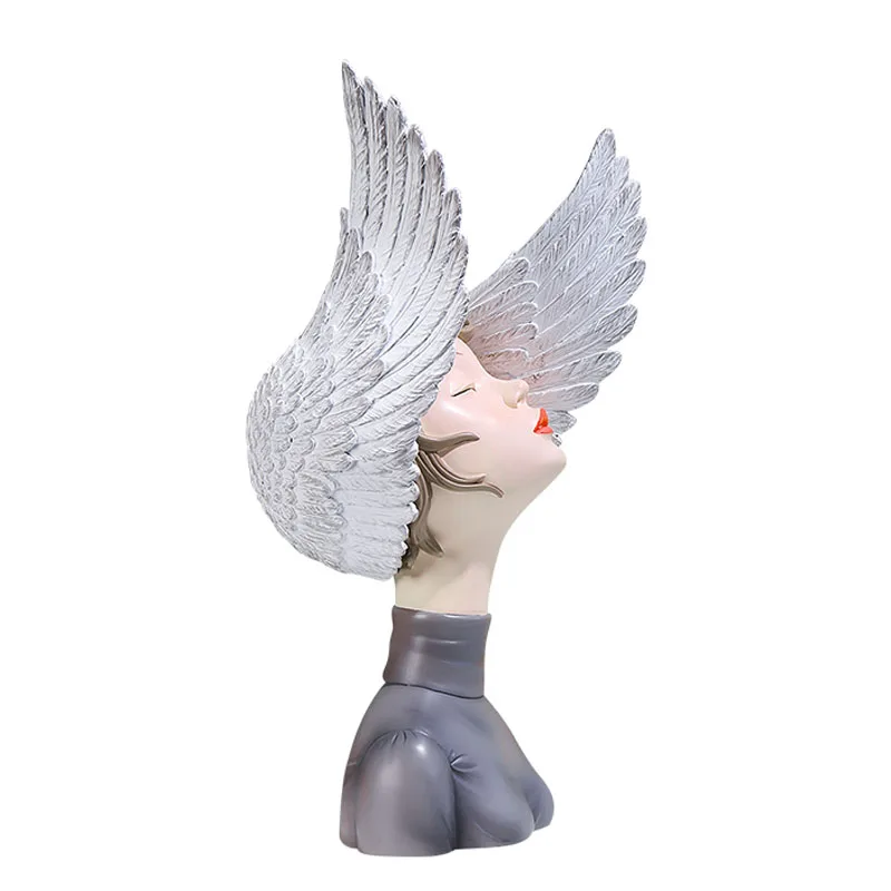 Nordic Modern Angel Figurine Resin Embellishments Crafts Decorative Character Figurines Living Room Ornaments Home Decoration
Nordic Modern Angel Figurine Resin Embellishments Crafts Decorative Character Figurines Living Room Ornaments Home Decoration
