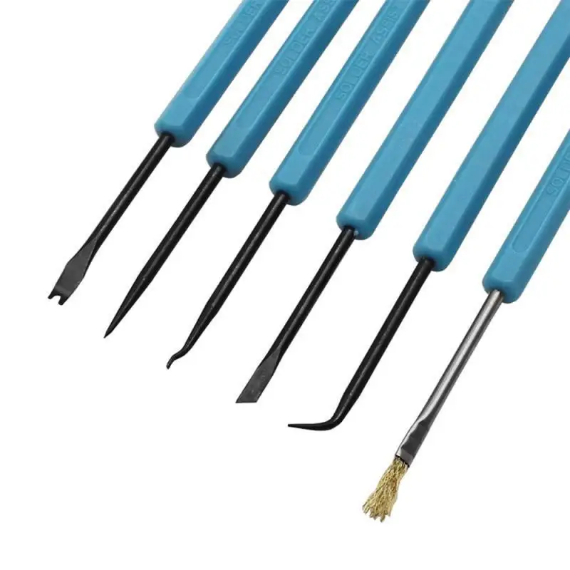 6PCS Welding Tools Repair Welding Tool Aid Printed Circuit Board Soldering Kit PCB desoldering Tools
6PCS Welding Tools Repair Welding Tool Aid Printed Circuit Board Soldering Kit PCB desoldering Tools