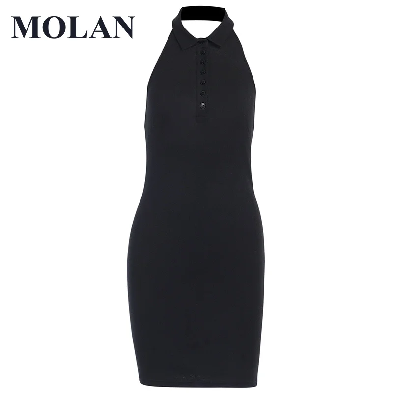 MOLAN Sexy Tight Dress Woman 2021 Fashion POLO collar Sexy Dress One Night Sling Skirt Solid Elegant Vestido Female Sheath Dress
MOLAN Sexy Tight Dress Woman 2021 Fashion POLO collar Sexy Dress One Night Sling Skirt Solid Elegant Vestido Female Sheath Dress
