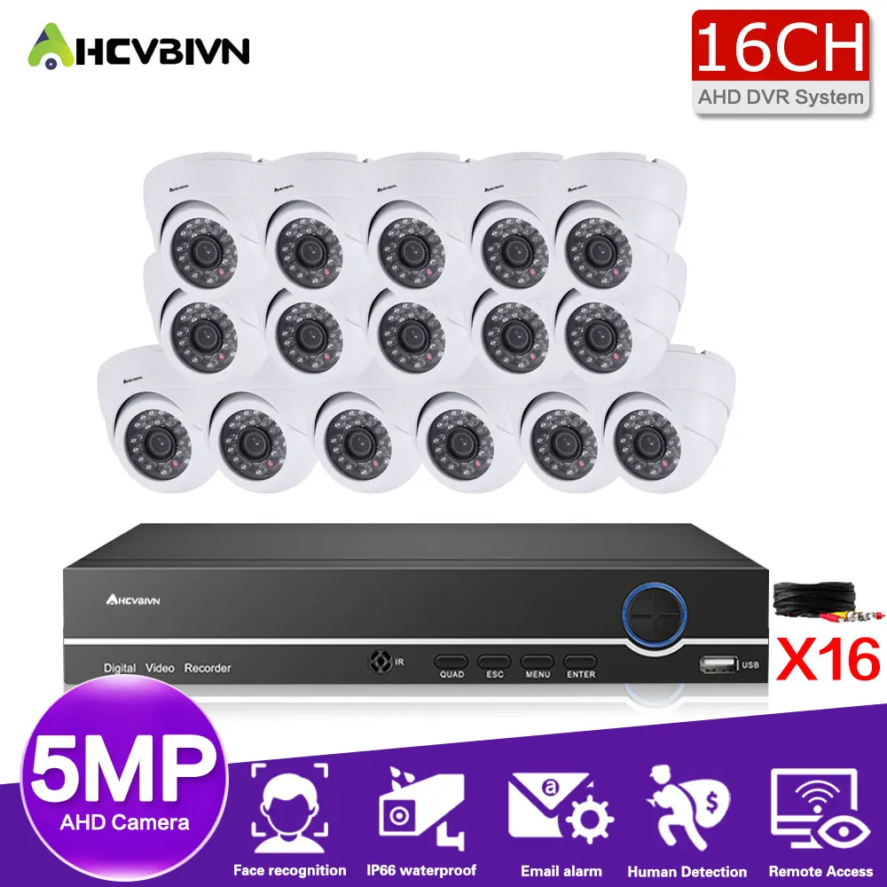 AHCVBIVN CCTV Camera s Kit 5MP H.265 комплект наружного видеонаблюдения 1080P IR камера безопасности комплект системы видеонаблюдения 16ch DVR Kit
AHCVBIVN CCTV Camera s Kit 5MP H.265 комплект наружного видеонаблюдения 1080P IR камера безопасности комплект системы видеонаблюдения 16ch DVR Kit