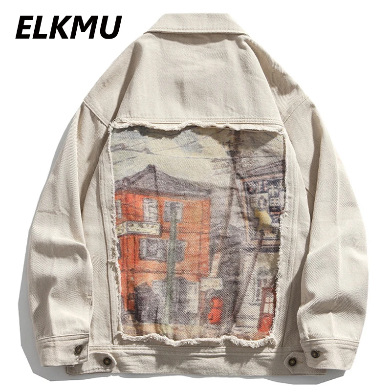Джинсовая куртка ELKMU HM164 Мужская, уличная одежда, модная джинсовая куртка в стиле пэчворк, с рисунком пейзажа, ВИНТАЖНЫЕ пальто-Карго
Джинсовая куртка ELKMU HM164 Мужская, уличная одежда, модная джинсовая куртка в стиле пэчворк, с рисунком пейзажа, ВИНТАЖНЫЕ пальто-Карго