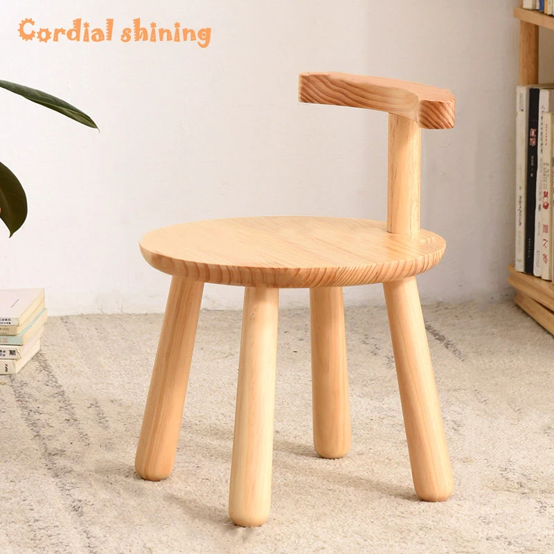 Cordial Shining Chindren Solid Wood Chair Multifunction Round Stool Stable Home Creative Arc Backrest Stool
Cordial Shining Chindren Solid Wood Chair Multifunction Round Stool Stable Home Creative Arc Backrest Stool