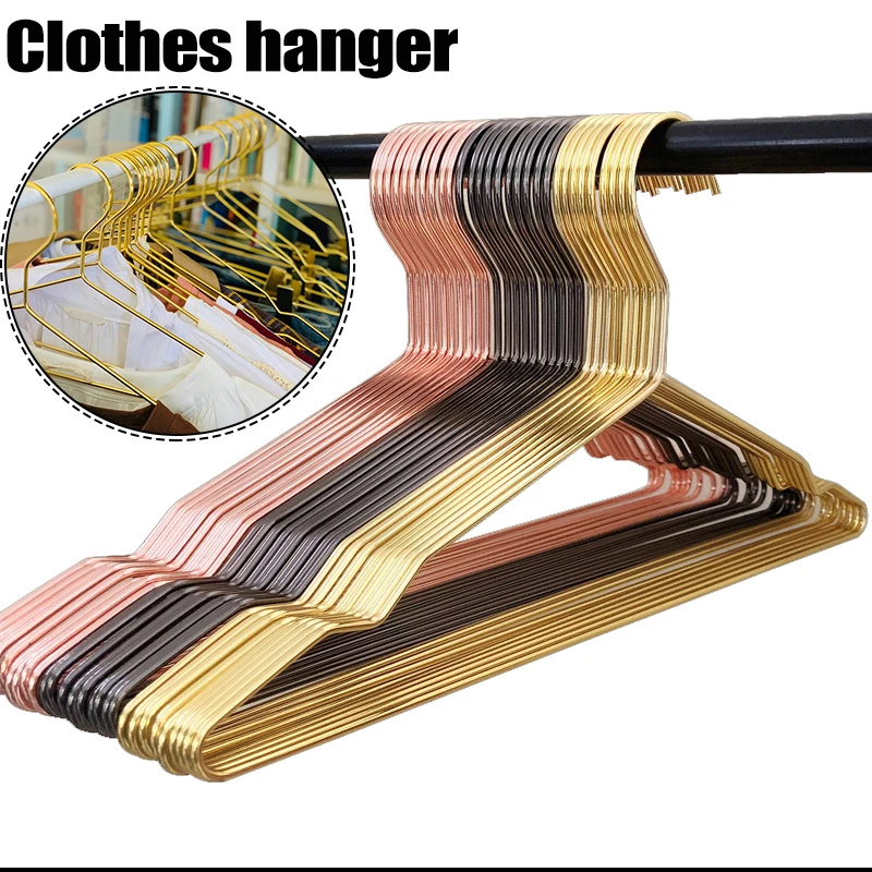 10pcs Clothes Hangers Heavy Duty Strong Metal Hangers Space Saving Suit Hangers for Closet Clothing Shirt Storage Organization
10pcs Clothes Hangers Heavy Duty Strong Metal Hangers Space Saving Suit Hangers for Closet Clothing Shirt Storage Organization