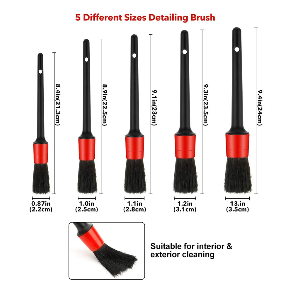 2pcs Car Detailing Brush Kit Truck Vehicle Auto Wheel Rims Clean Brush Set Leather Air Vents Rim Cleaning Dirt Dust Clean Tools
2pcs Car Detailing Brush Kit Truck Vehicle Auto Wheel Rims Clean Brush Set Leather Air Vents Rim Cleaning Dirt Dust Clean Tools