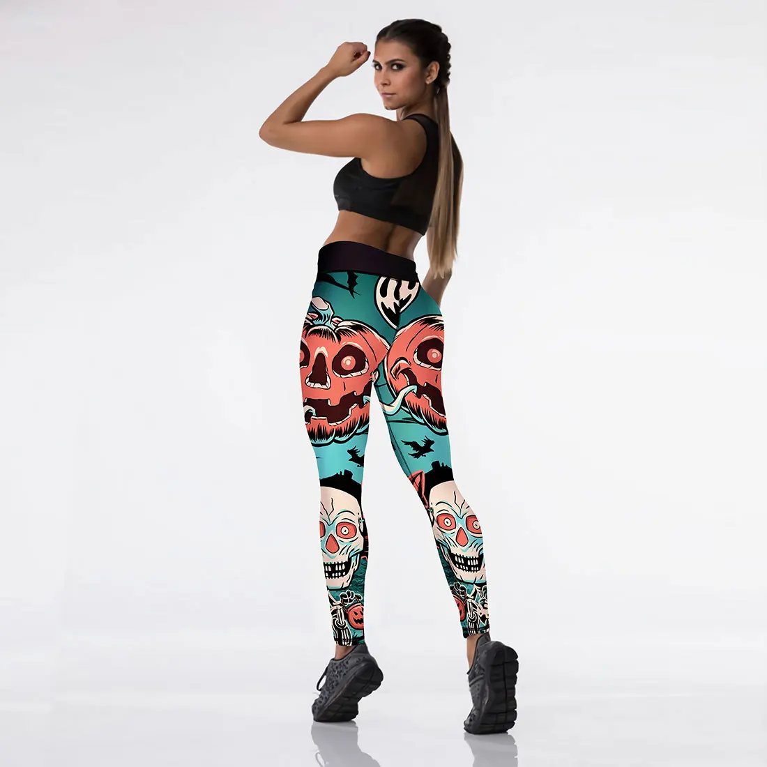 Women Yoga Pants Halloween Pumpkin Print Seamless Leggings High Waist Energy Elastic Tights Gym Fitness Running Sportswear
Women Yoga Pants Halloween Pumpkin Print Seamless Leggings High Waist Energy Elastic Tights Gym Fitness Running Sportswear
