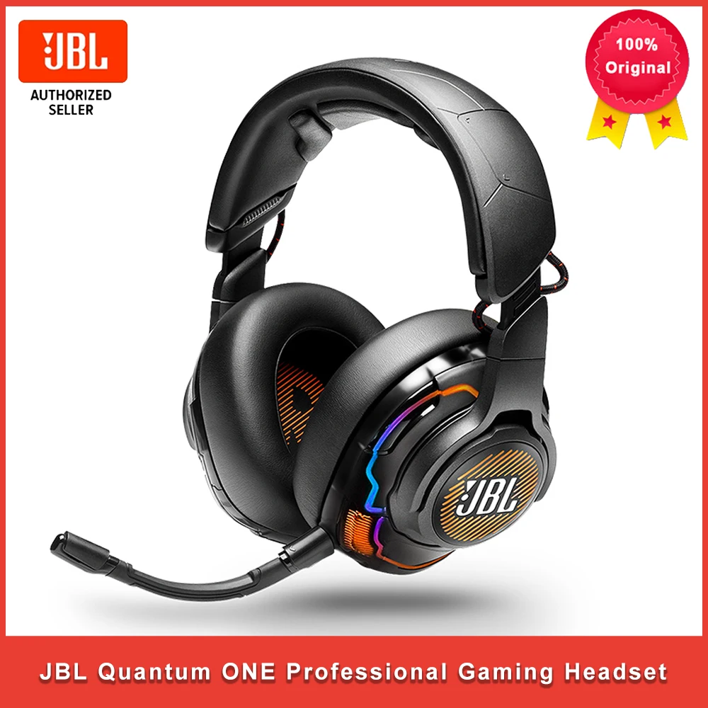 Профессиональная игровая гарнитура JBL Quantum ONE наушники с объемным звуком микрофон