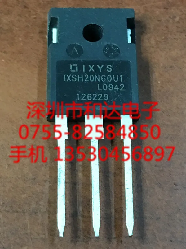 (5 шт.) IXSH20N60U1 TO-247 600V 20A 
(5 шт.) IXSH20N60U1 TO-247 600V 20A