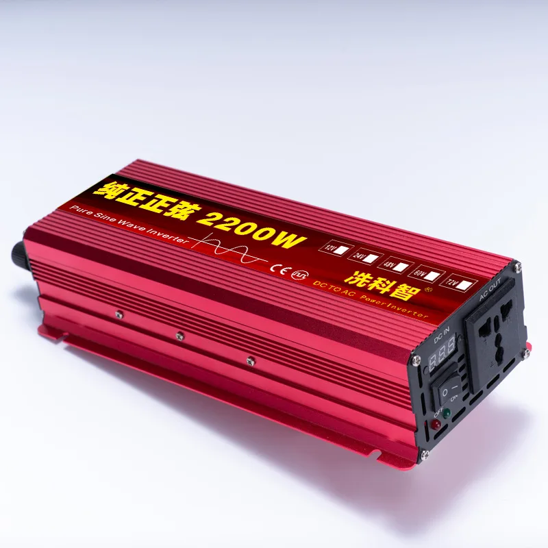 Pure Sine Wave Car Power Inverter 1600/2200/3000W DC 12/24/48/60V to AC 220V Auto Inverter Charger Converter Voltage Transformer 
Pure Sine Wave Car Power Inverter 1600/2200/3000W DC 12/24/48/60V to AC 220V Auto Inverter Charger Converter Voltage Transformer