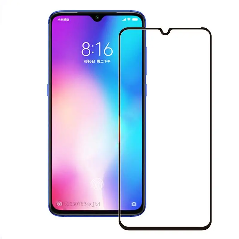Защитное стекло закаленное с полным покрытием для Xiaomi Redmi Note 7 Pro Mi 9 8 Lite Mi9 Mi8 Y3 |