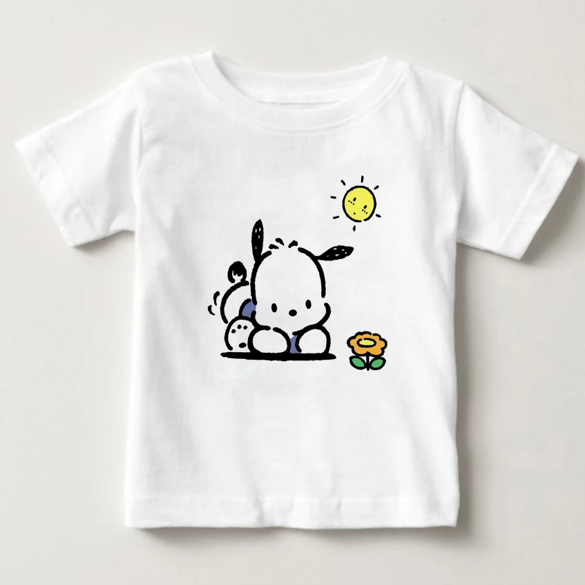 Children T - Shirt Summer T-shirt Pochacco Cartoon T - Shirt A Dog On Vacation In The Sun Boy And Girl T-shirt Pure Cotton T
Children T - Shirt Summer T-shirt Pochacco Cartoon T - Shirt A Dog On Vacation In The Sun Boy And Girl T-shirt Pure Cotton T