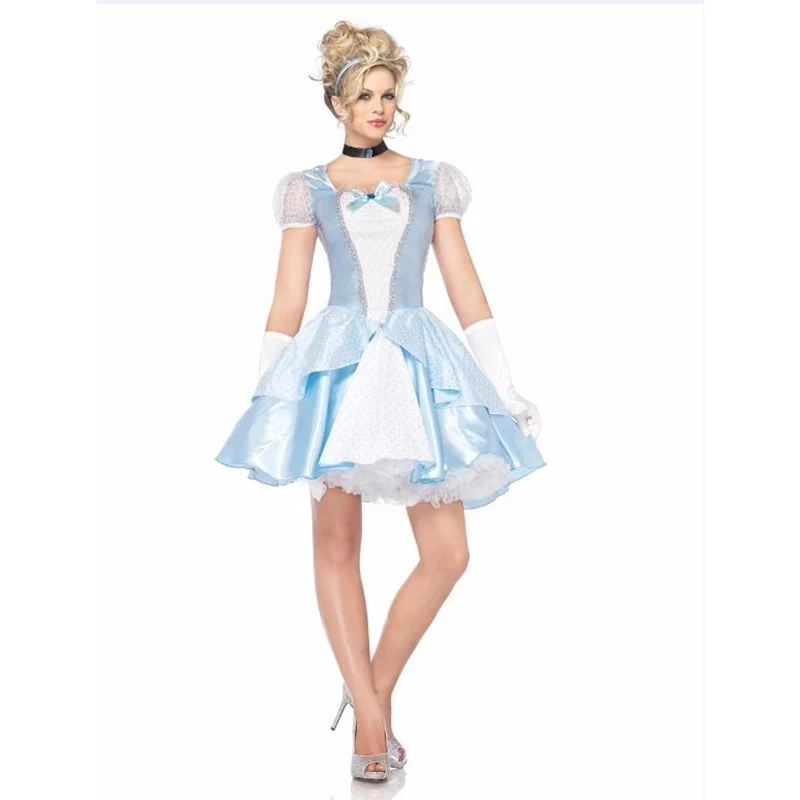 

Halloween Masquerade Cinderella Cissie Princess Cosplay Costume Carnival Party Aisha Queen Fancy Dress