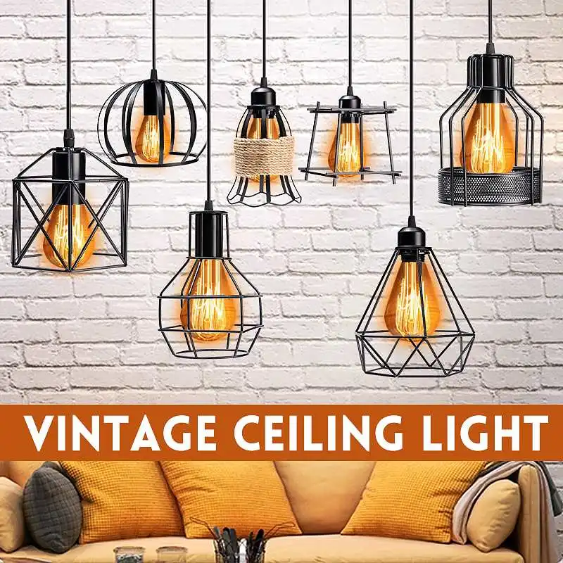 LED Down Light Iron Flush Mount Retro Ceiling Down Light Square Pendant Lamp E27 White Walkway Kitchen Home Decor Fixture
LED Down Light Iron Flush Mount Retro Ceiling Down Light Square Pendant Lamp E27 White Walkway Kitchen Home Decor Fixture