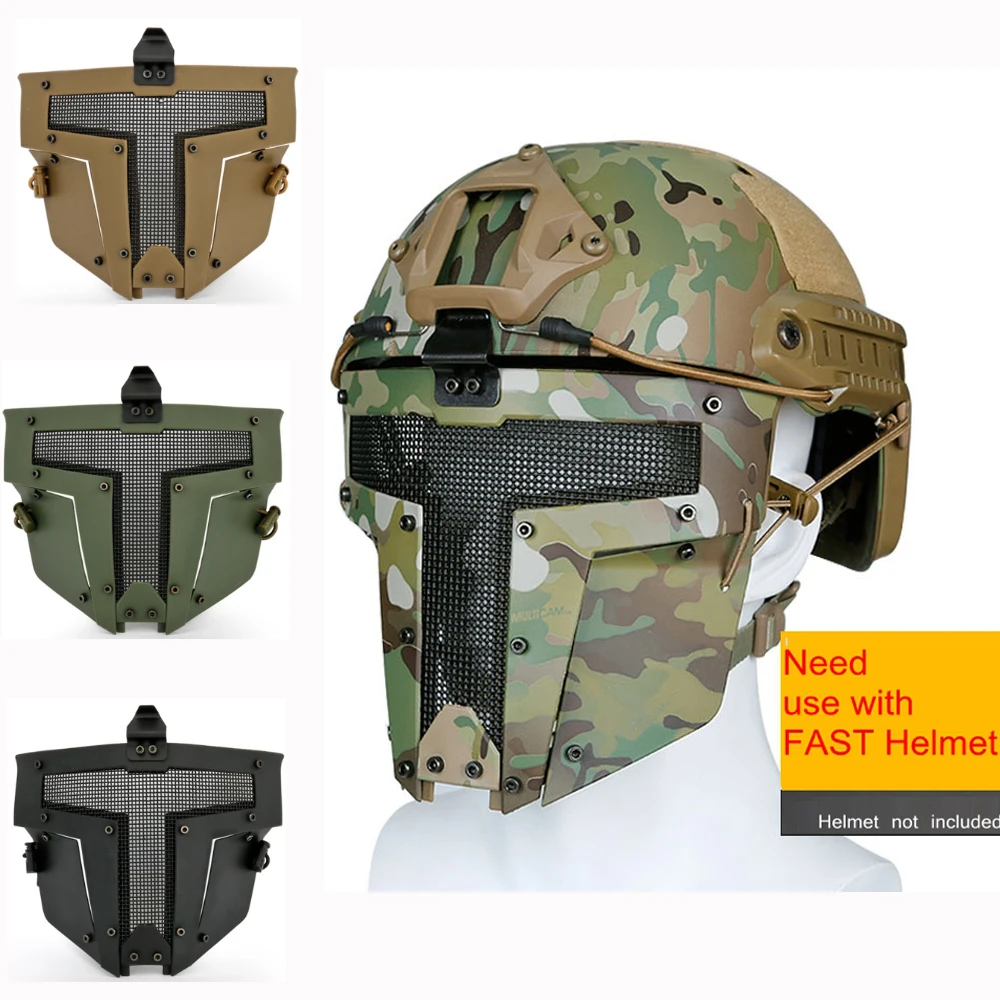 Hunting Shooting Military Mask Use with Fase Helmet Tactical Training Combat Army Full Face Mask Protective Cs Wargame Masks
Hunting Shooting Military Mask Use with Fase Helmet Tactical Training Combat Army Full Face Mask Protective Cs Wargame Masks