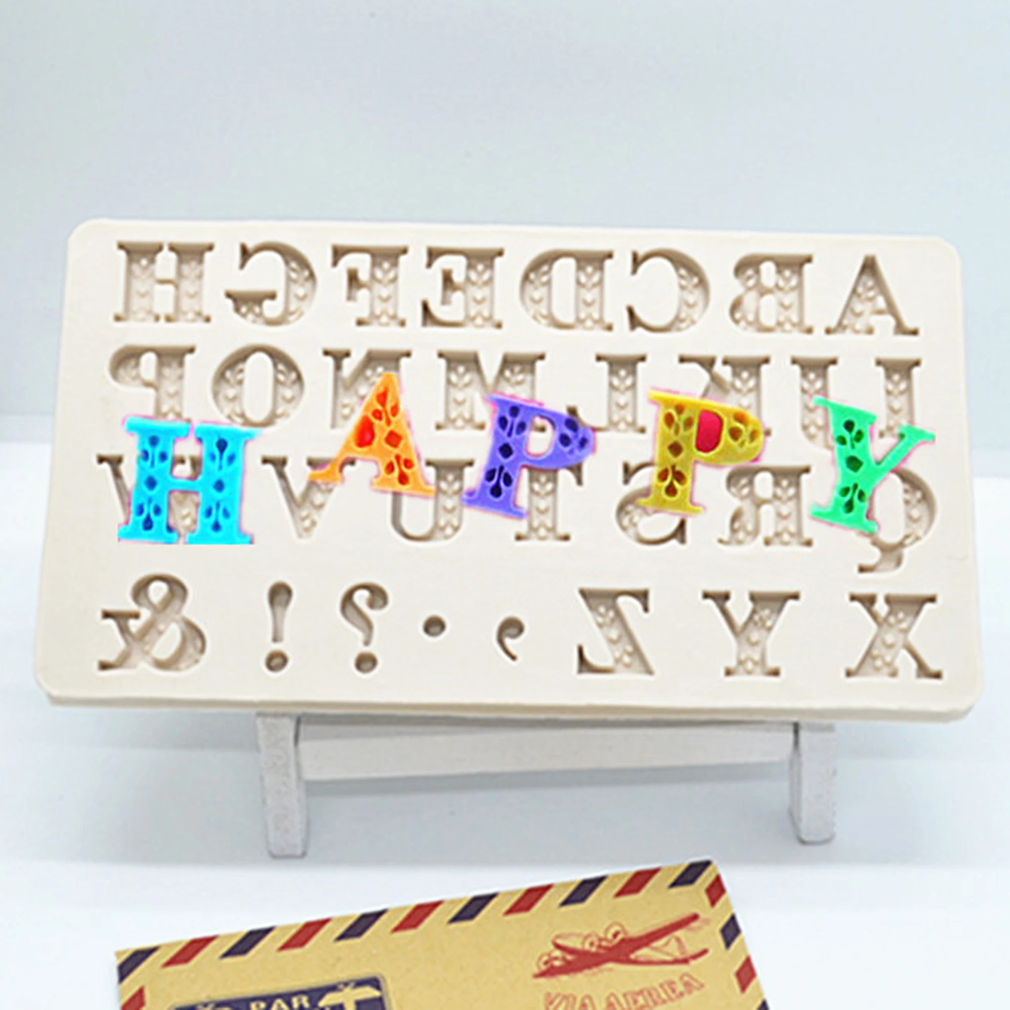 Letters Silicone Mold Fondant Molds Cakes Decorating Tools DIY Resin Molds Kitchen Bakeware Kitchen Baking Accessories M443
Letters Silicone Mold Fondant Molds Cakes Decorating Tools DIY Resin Molds Kitchen Bakeware Kitchen Baking Accessories M443