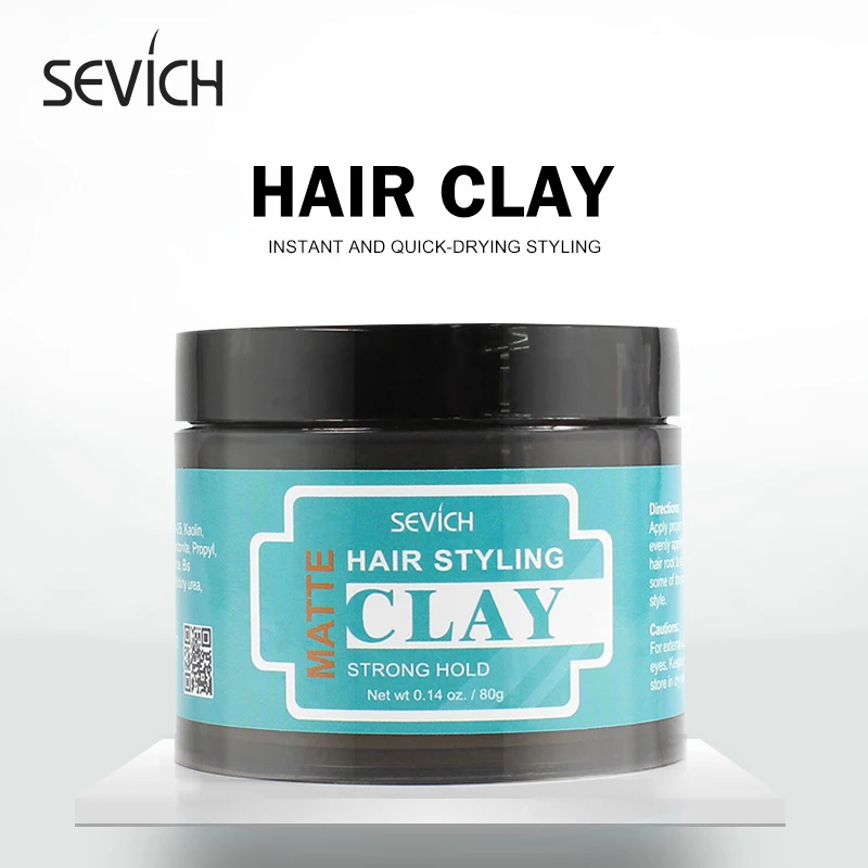 80g Sevich Hair Clay Hair Styling Matte Lasting Stereotype Matte Clay Strong Hold Easy Wash Convenient Smooth
80g Sevich Hair Clay Hair Styling Matte Lasting Stereotype Matte Clay Strong Hold Easy Wash Convenient Smooth