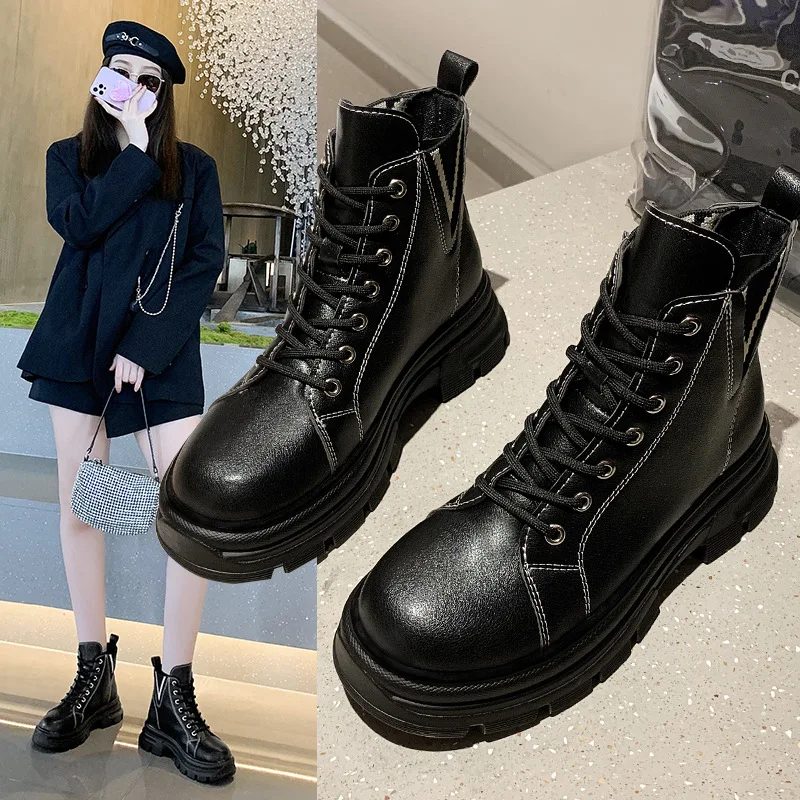 Luxury Short Boots Women's Ankle 2021 Autumn Winter New Platform Shoes Woman Fashion Casual Korean Pu Leather Boots Women's
Luxury Short Boots Women's Ankle 2021 Autumn Winter New Platform Shoes Woman Fashion Casual Korean Pu Leather Boots Women's