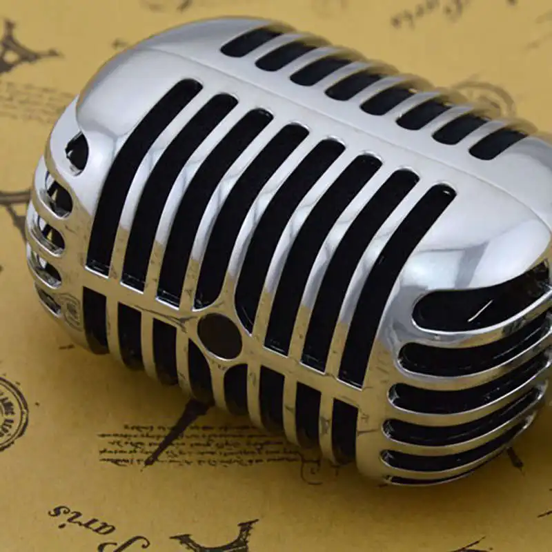 Professional Wired Vintage Classic Microphone Good Quality Dynamic Moving Coil Mike Deluxe Metal Vocal Old Style Ktv Mic Mike
Professional Wired Vintage Classic Microphone Good Quality Dynamic Moving Coil Mike Deluxe Metal Vocal Old Style Ktv Mic Mike