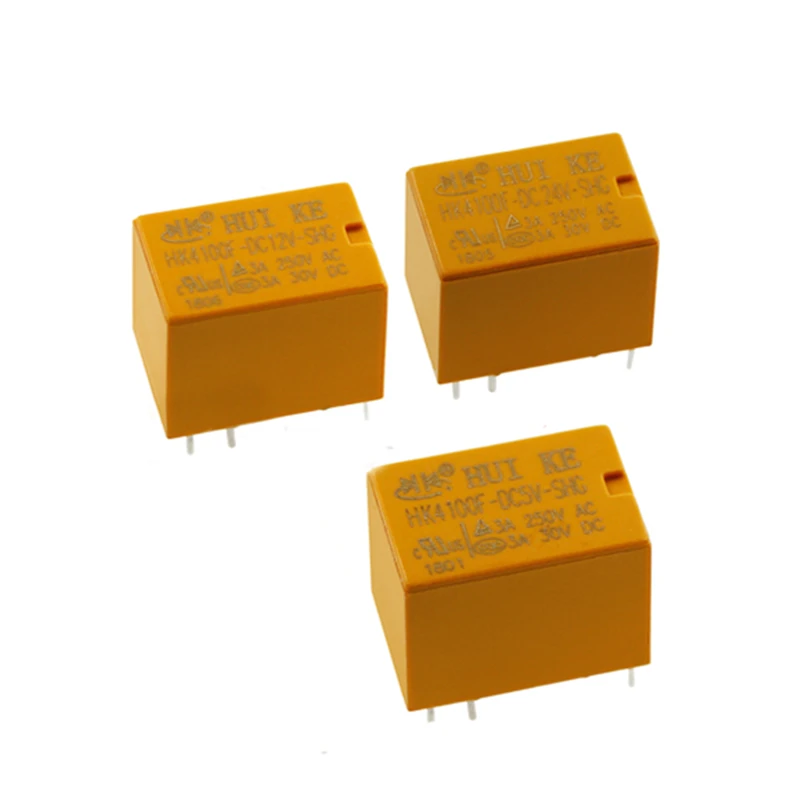 10pcs/lot HUI KE Relay HK4100F-DC12V-SHG HK4100F-DC24V-SHG HK4100F-DC5V-SHG 3A 250VAC 30VDC
10pcs/lot HUI KE Relay HK4100F-DC12V-SHG HK4100F-DC24V-SHG HK4100F-DC5V-SHG 3A 250VAC 30VDC