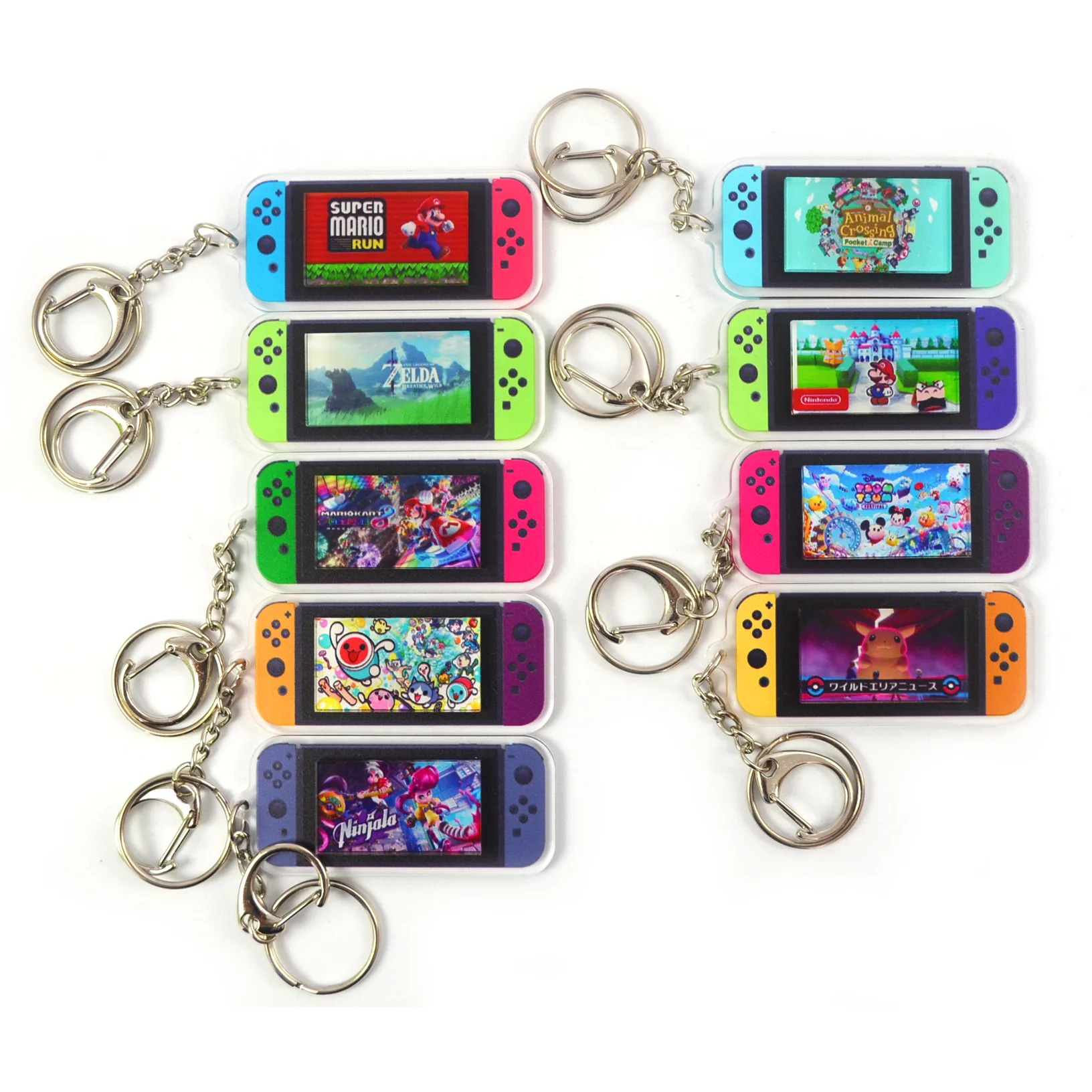 2020 New Mari Game Animal Crossing Keychain Switch Car Keyring Charm Bag Pendant Fashion acrylic Key Chains
2020 New Mari Game Animal Crossing Keychain Switch Car Keyring Charm Bag Pendant Fashion acrylic Key Chains