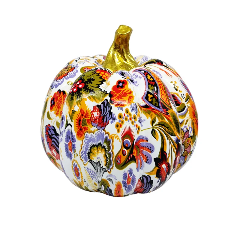 New creative colorful pumpkin ornaments modern light luxury home living room TV cabinet desktop model room soft home decorations
New creative colorful pumpkin ornaments modern light luxury home living room TV cabinet desktop model room soft home decorations