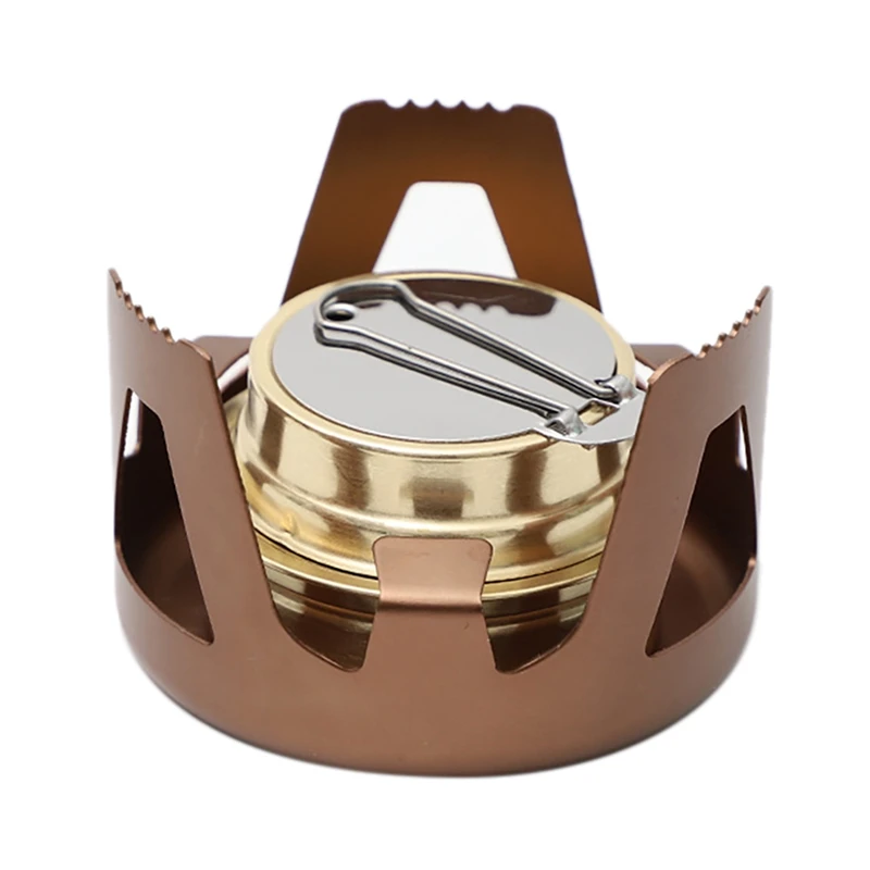 Camping Cooking Stove Mini Backpacking Stove Lightweight Brass Spirit Burner with Stand for Camping Hiking Picnic
Camping Cooking Stove Mini Backpacking Stove Lightweight Brass Spirit Burner with Stand for Camping Hiking Picnic