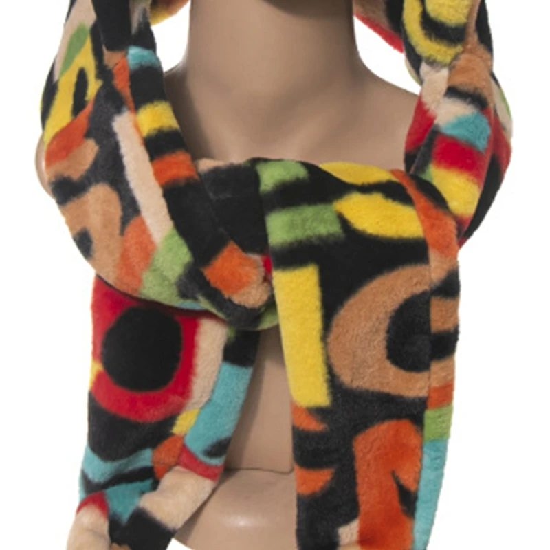 Winter Fuzzy Plush Warm Hooded Long Scarf Colorful Letters Earflap Cap Shawl
Winter Fuzzy Plush Warm Hooded Long Scarf Colorful Letters Earflap Cap Shawl