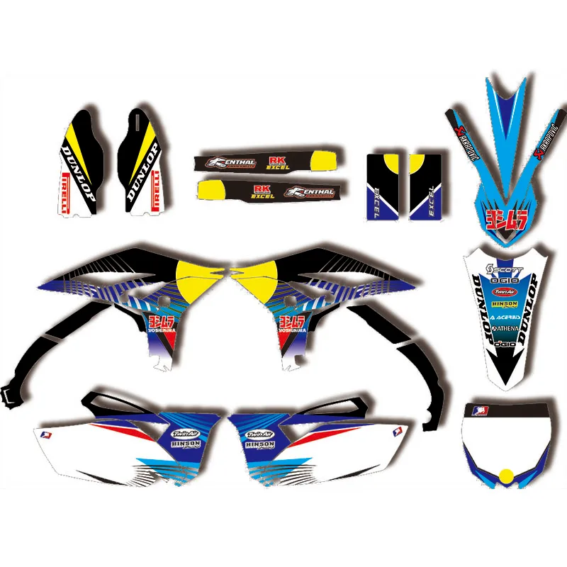 Motorcycle New Team Graphics Background Decal And Sticker Kit For YAMAHA YZF250 2010 2011 2012 2013
Motorcycle New Team Graphics Background Decal And Sticker Kit For YAMAHA YZF250 2010 2011 2012 2013