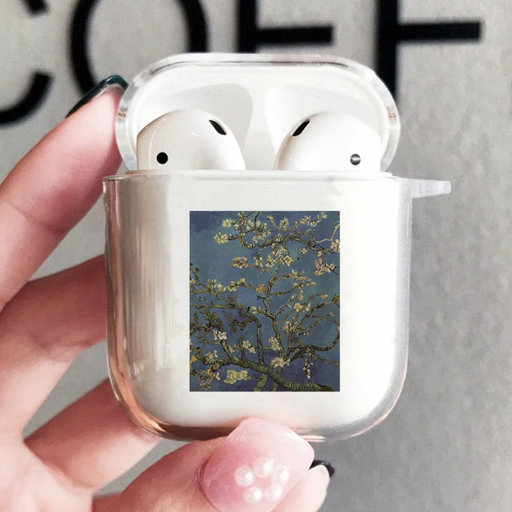 Чехол из ТПУ с забавным миндальным цветком для AirPods 1 2, беспроводной чехол с Bluetooth для Air Pods, аксессуары для наушников, зарядное устройство
Чехол из ТПУ с забавным миндальным цветком для AirPods 1 2, беспроводной чехол с Bluetooth для Air Pods, аксессуары для наушников, зарядное устройство