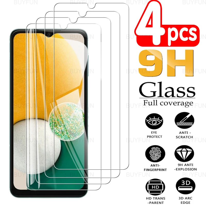 

4 шт. 9H закаленное стекло для Samsung Galaxy A13 5G 6,5 дюймов HD защита для экрана для Galaxy Galax A 13 13A защитная пленка