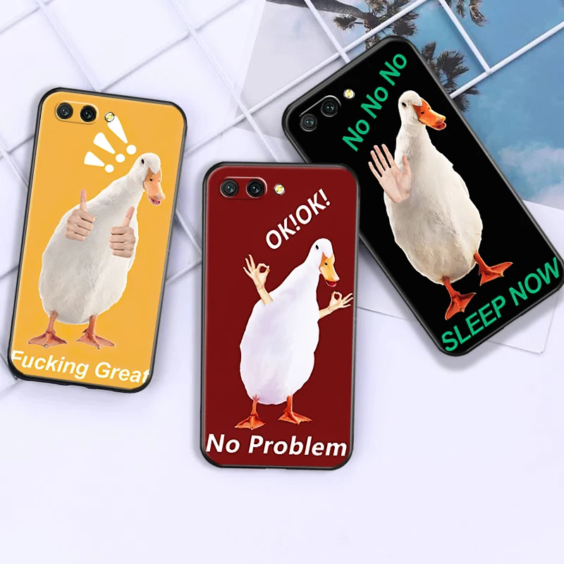 Funny Cartoon Cute Playful Emoticon Pack Duck Phone Case For Huawei Honor 7X 8X 8C V9 9X 10 V10 V20 20i 30 Lite 50 50 Pro Cover
Funny Cartoon Cute Playful Emoticon Pack Duck Phone Case For Huawei Honor 7X 8X 8C V9 9X 10 V10 V20 20i 30 Lite 50 50 Pro Cover
